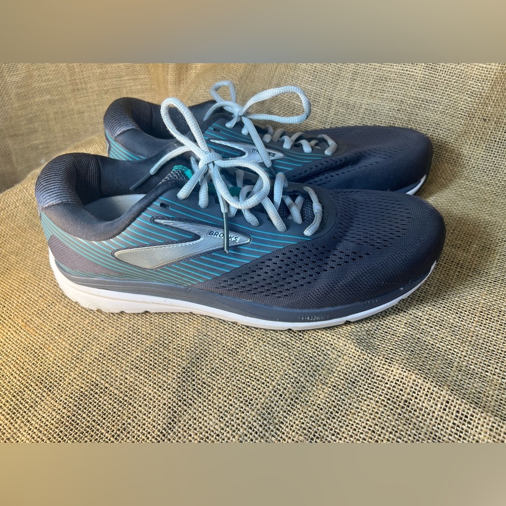 Brooks grey and Teal addiction 14 Athletic Sneakers